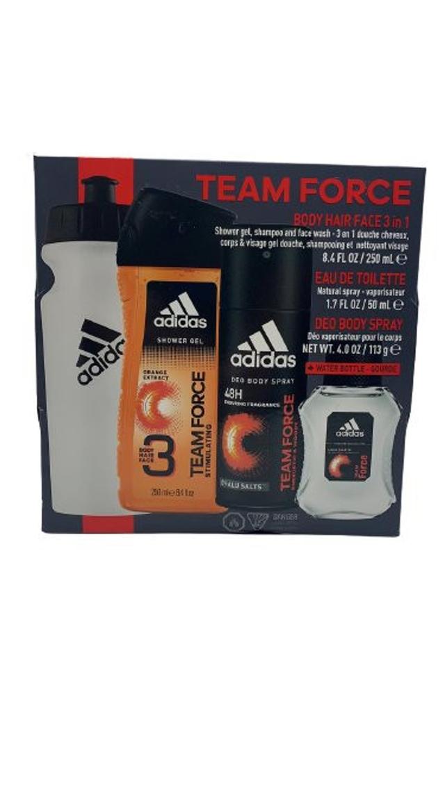 Adidas Team Force Gift Set, Body Wash, Eau De Toilette, Body Spray – by NBO LLC on TurtlesEgg Marketplace