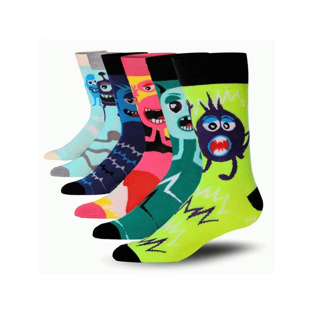 Men's Monster Socks - 6 Pairs – by Tipi Toe LLC on TurtlesEgg Marketplace