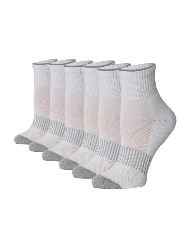 White Purity with Grey Checkers Sports Quarter Socks - 6 Pairs – by Tipi Toe LLC on TurtlesEgg Marketplace