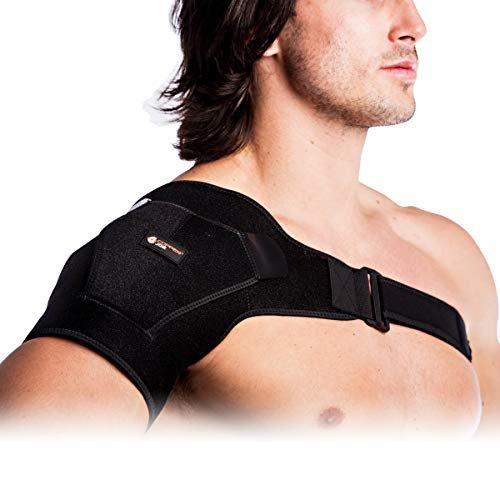 Copper Joe Adjustable Shoulder Brace For Men and Women Ultimate Copper Infused Recovery Compression Support for Torn Rotator Cuff, Tendonitis, Tears, Dislocation and Bursitis – by TYH US Corp on TurtlesEgg Marketplace