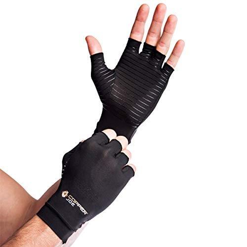 Copper Joe Compression Glove, Arthritis Fingerless Glove, Lightweight Hand Brace Gloves for Hand Pain Relief, Gaming Gloves Carpal Tunnel, Rheumatoid and Tendonitis for Men & Women (1 Pair) – by TYH US Corp on TurtlesEgg Marketplace